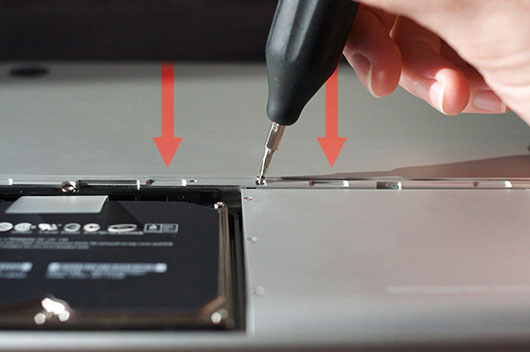 MacBook magnetic zones