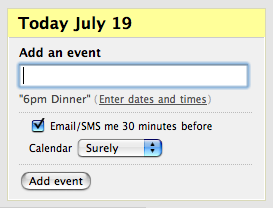 Add an event