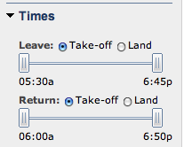time sliders