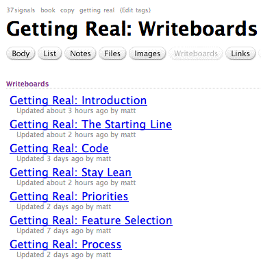 Backpack page with writeboards.