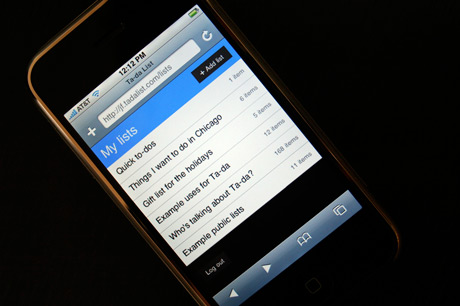 Ta-da List iPhone