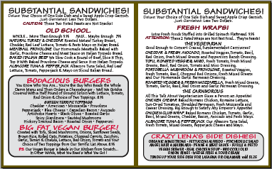 Leonas menu