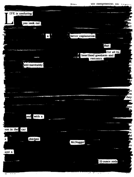 blackout poem