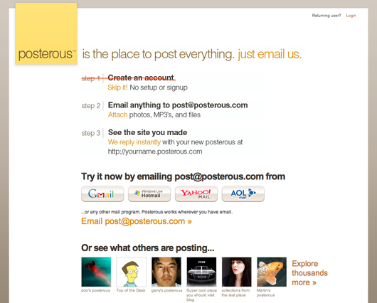 posterous