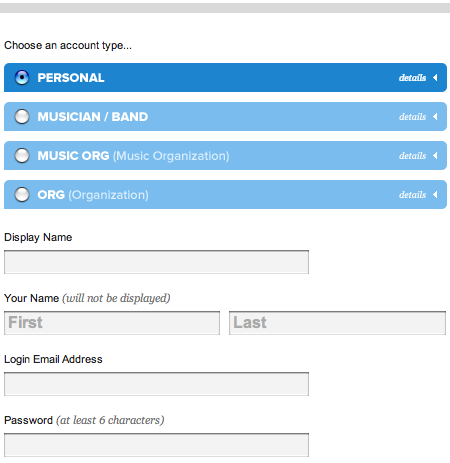 signup