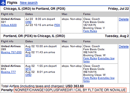 united airlines cancellation policy