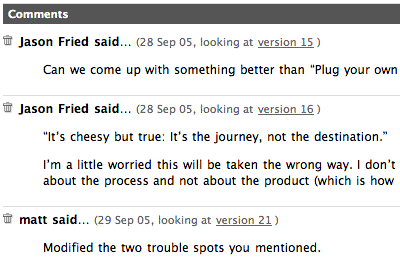 Comments