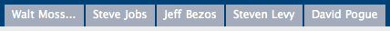 Workspace tabs